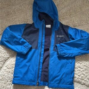 Columbia Kids Two-Tone Blue Raincoat